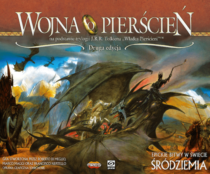 Okładka gry Wojna o Pierścień: Gra planszowa