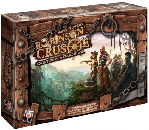 Okładka gry Robinson Crusoe: Przygoda na Przekletej Wyspie