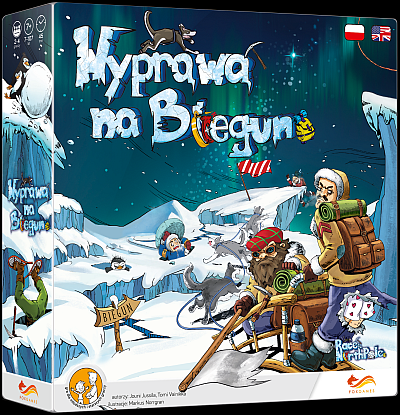 Okładka gry: Wyprawa na Biegun