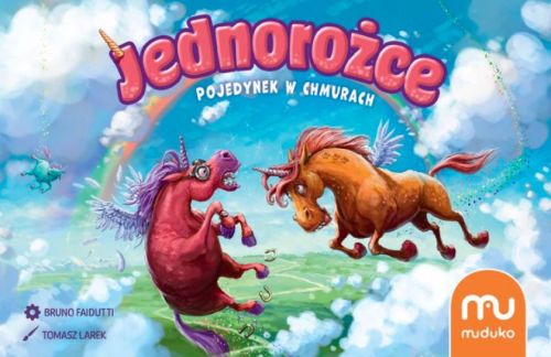 Okładka gry: Jednorożce: Pojedynek w Chmurach