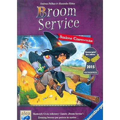 Okładka gry: Szalone czarownice (Broom Service)