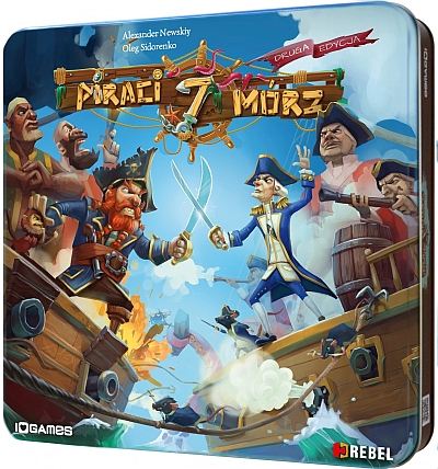 Okładka gry: Piraci 7 Mórz (Pirates of the 7 Seas)