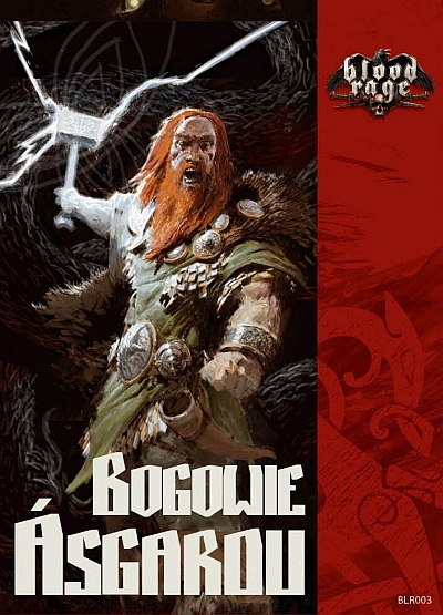 Okładka gry: Blood Rage: Bogowie Ásgard