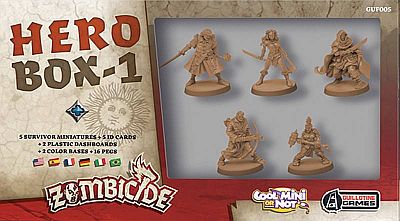 Okładka gry: Zombicide: Czarna Plaga – Hero Box-1