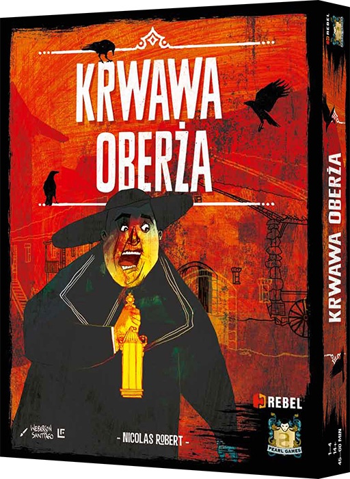 Okładka gry: Krwawa Oberża (The Bloody Inn)
