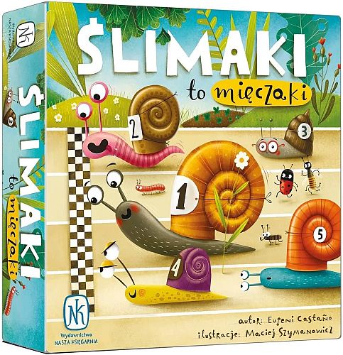 Okładka gry Ślimaki to mięczaki