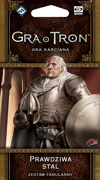 Okładka gry: Gra o Tron: LCG - Prawdziwa stal