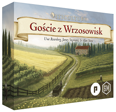 Okładka gry Viticulture: Goście z Wrzosowisk