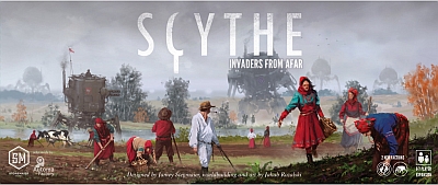 Okładka gry: Scythe: Najeźdźcy z dalekich krain