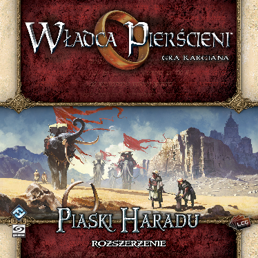 Okładka gry: Władca Pierścieni LCG – Piaski Haradu