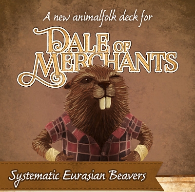 Okładka gry: Dolina Kupców: Systematyczne Bobry