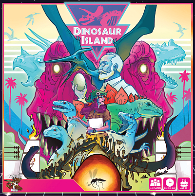 Okładka gry: Wyspa dinozaurów (Dinosaur Island)