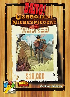 Okładka gry Bang! Uzbrojeni i niebezpieczni