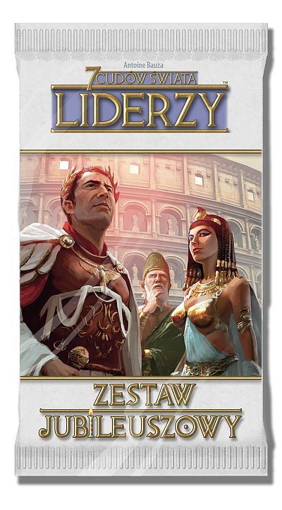Okładka gry 7 Cudów Świata: Liderzy - Zestaw jubileuszowy