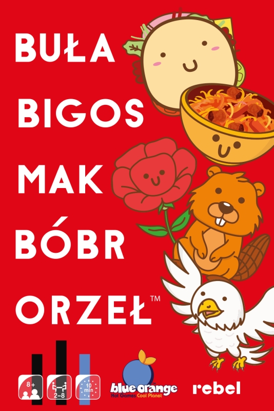 Okładka gry Buła, Bigos, Mak, Bóbr, Orzeł