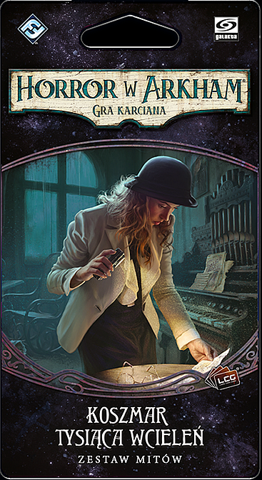 Okładka gry: Horror w Arkham LCG: Koszmar tysiąca wcieleń