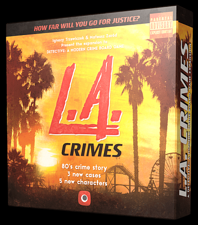 Okładka gry: Detektyw (Detective: A Modern Crime Boardgame): Zbrodnie L.A.