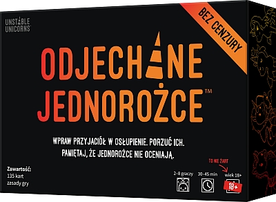 Okładka gry: Odjechane Jednorożce