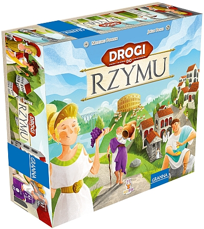 Okładka gry: Drogi do Rzymu