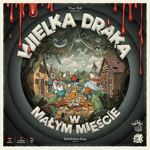 Okładka gry: Wielka draka w Małym Mieście