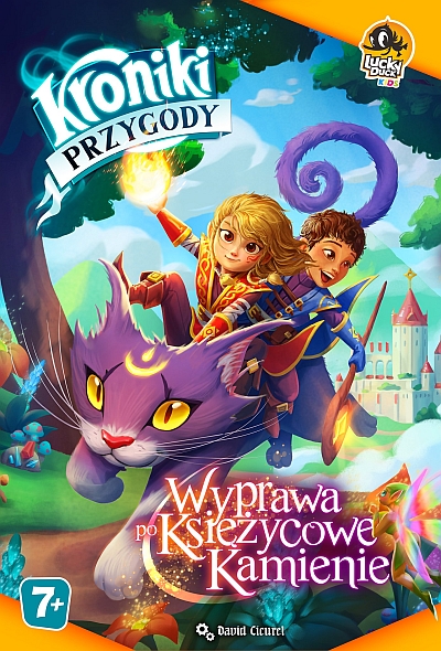 Okładka gry: Kroniki przygody: Wyprawa po Księżycowe Kamienie