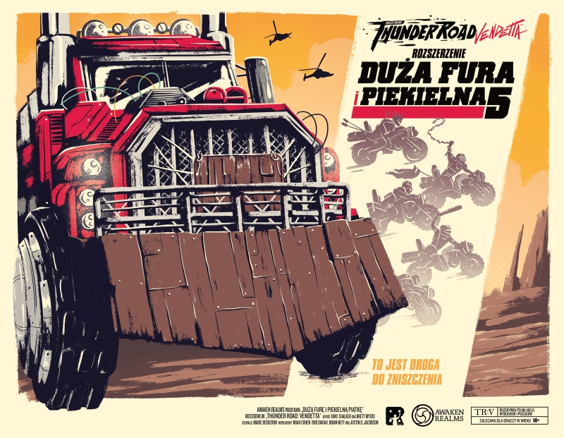 Okładka gry: Thunder Road: Vendetta - Duża fura i piekielna 5