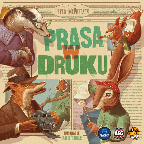 Okładka gry: Prasa w druku