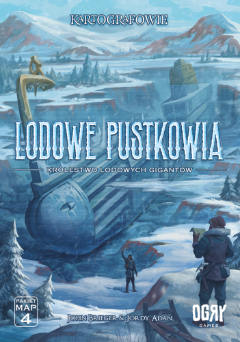 Okładka gry: Kartografowie: Lodowe pustkowie (zestaw map 4)