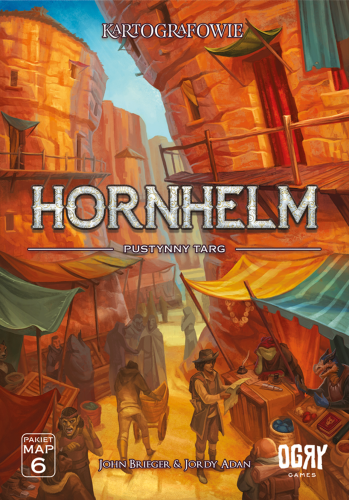 Okładka gry: Kartografowie: Hornhelm (zestaw map 6)