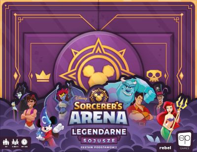 Okładka gry: Disney Sorcerer's Arena: Legendarne Sojusze