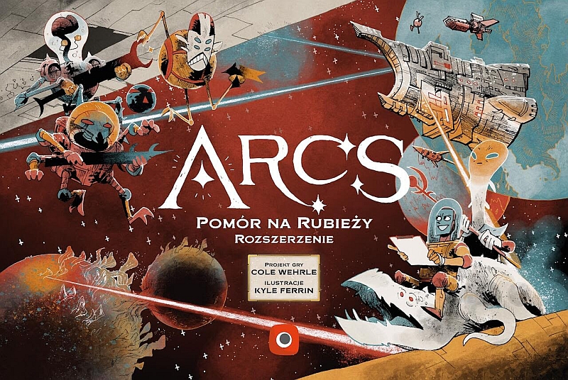 Okładka gry: Arcs: Pomór na rubieży