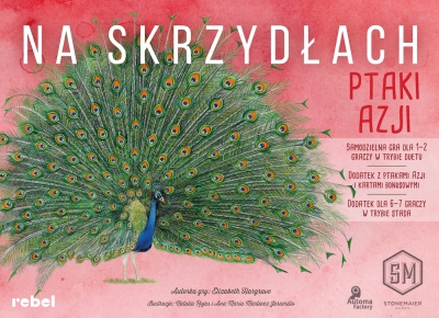 Okładka gry Na skrzydłach: Ptaki Azji