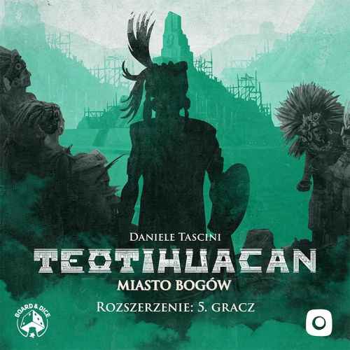 Okładka gry: Teotihuacan: Miasto bogów - Rozszerzenie: 5. gracz