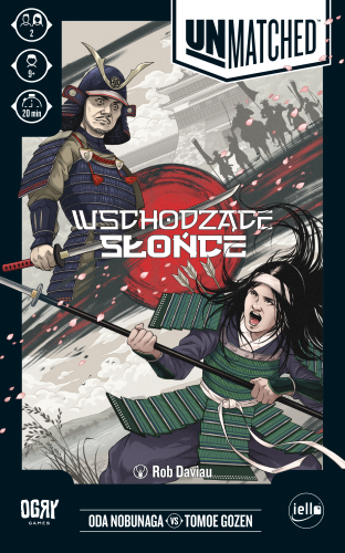 Okładka gry: Unmatched: Wschodzące Słońce