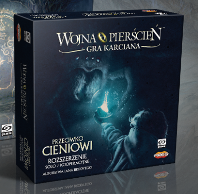 Okładka gry: Wojna o Pierścień: Gra karciana - Przeciwko Cieniowi