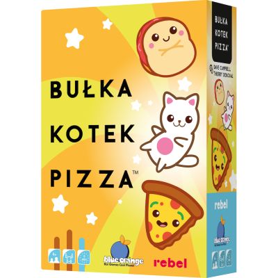 Okładka gry: Bułka, Kotek, Pizza