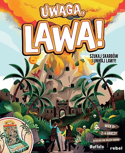 Okładka gry: Uwaga, lawa!