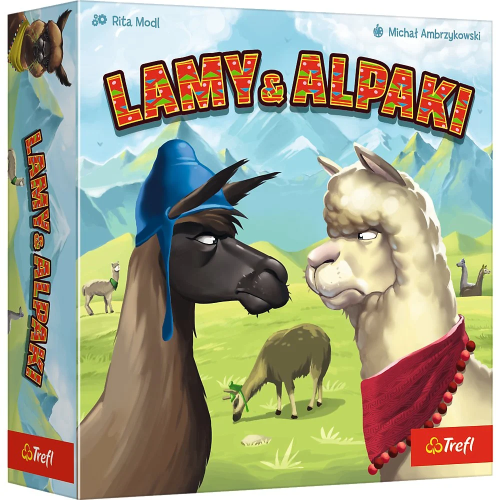 Okładka gry: Lamy i Alpaki