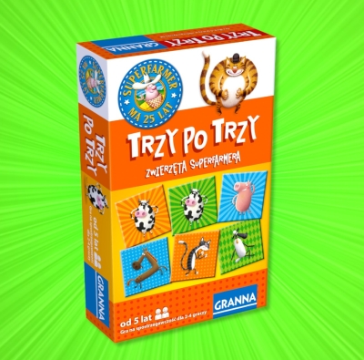 Okładka gry: Trzy po trzy zwierzęta Superfarmera