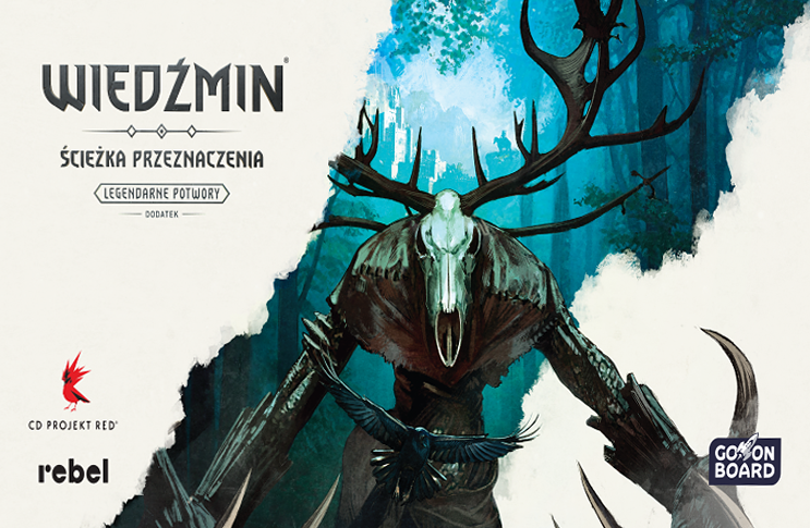 Okładka gry: Wiedźmin: Ścieżka Przeznaczenia - Legendarne potwory