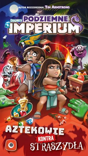 Okładka gry: Podziemne imperium: Aztekowie kontra Straszydła