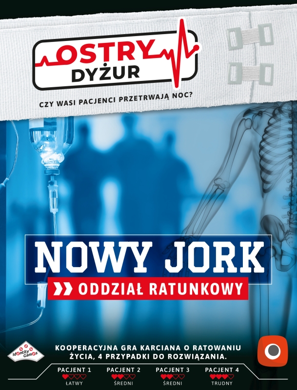 Okładka gry Ostry Dyżur: Oddział Ratunkowy Nowy Jork