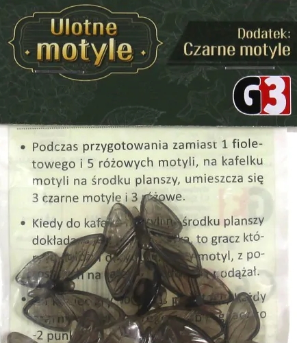 Okładka gry: Ulotne motyle: Czarne motyle