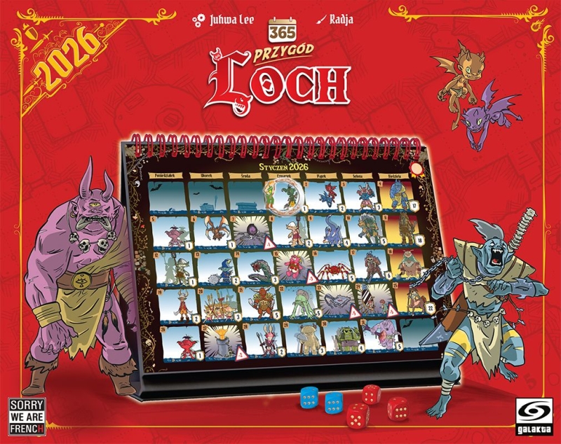 Okładka gry: Kalendarz 2026: 365 przygód - Loch