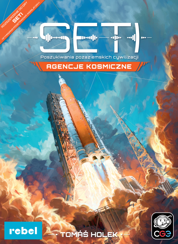 Okładka gry SETI: Poszukiwania pozaziemskich cywilizacji - Agencje kosmiczne