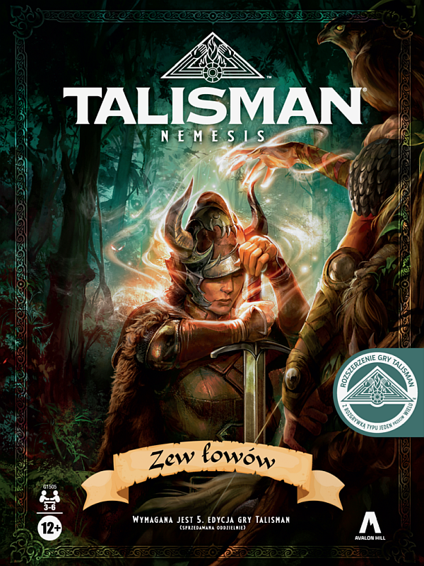Okładka gry: Talisman: Magia i Miecz (5. edycja) - Nemesis - Zew łowów