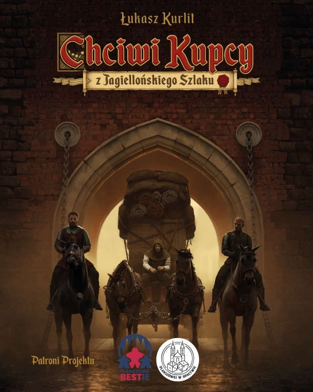 Okładka gry: Chciwi Kupcy z Jagiellońskiego Szlaku