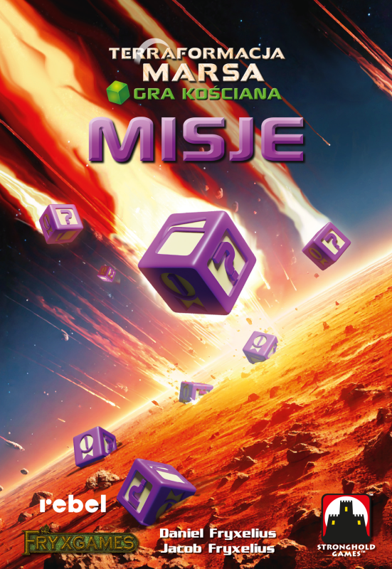 Okładka gry: Terraformacja Marsa: Gra kościana - Misje