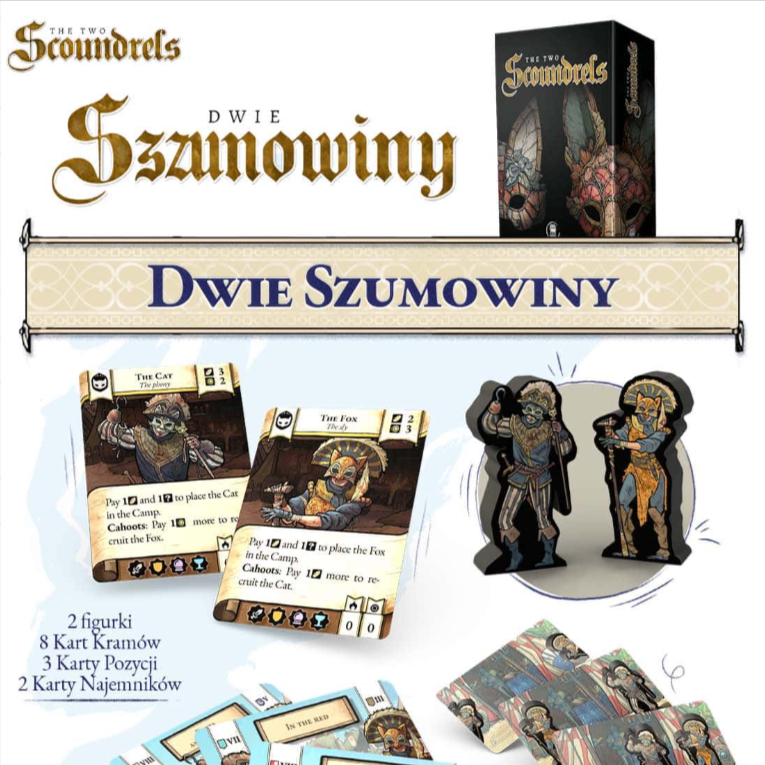 Okładka gry: Grifoni: Ostrza do wynajęcia - Dwie szumowiny