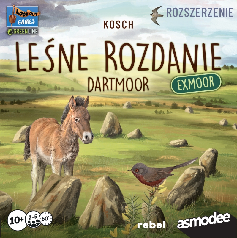 Okładka gry: Leśne rozdanie: Dartmoor - Exmoor